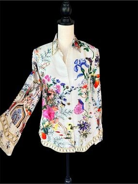 Gorgeous Camilla 100% Silk blouse